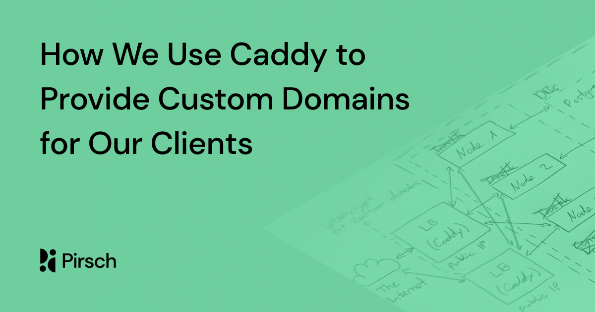 How We Use Caddy to Provide Custom Domains for Our Clients