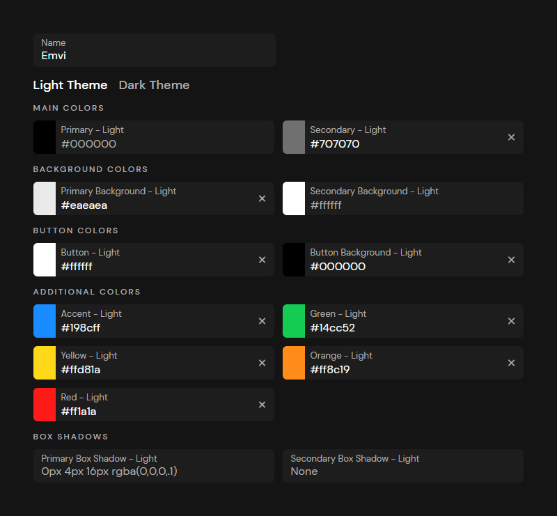 Pirsch Analytics - Color Theme